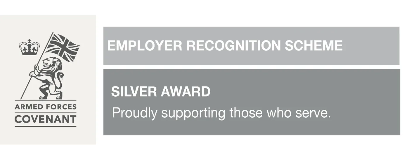 Armed Forces Covenant — Employer Recognition Scheme Silver Award