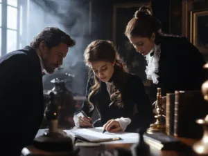 steling1 A british Victorian era couple signing a mortgage agre e0997c26 7101 419c b0a6 e275540f827b