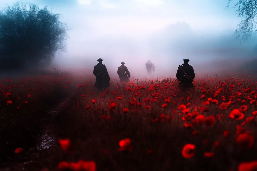 steling1 A photo of a field of poppies in full bloom